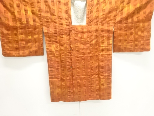 JAPANESE KIMONO / MICHIYUKI COAT / WOVEN STRIPE 